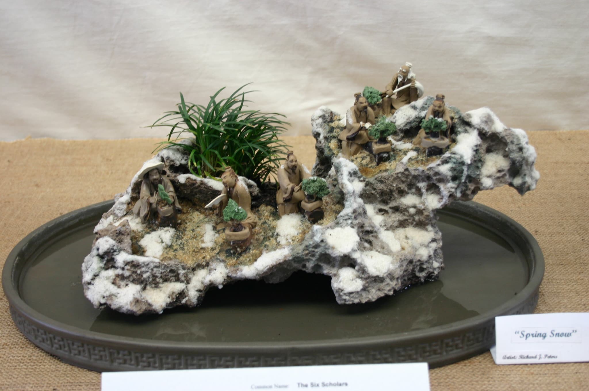 The Six Scholars Miniature Landscape