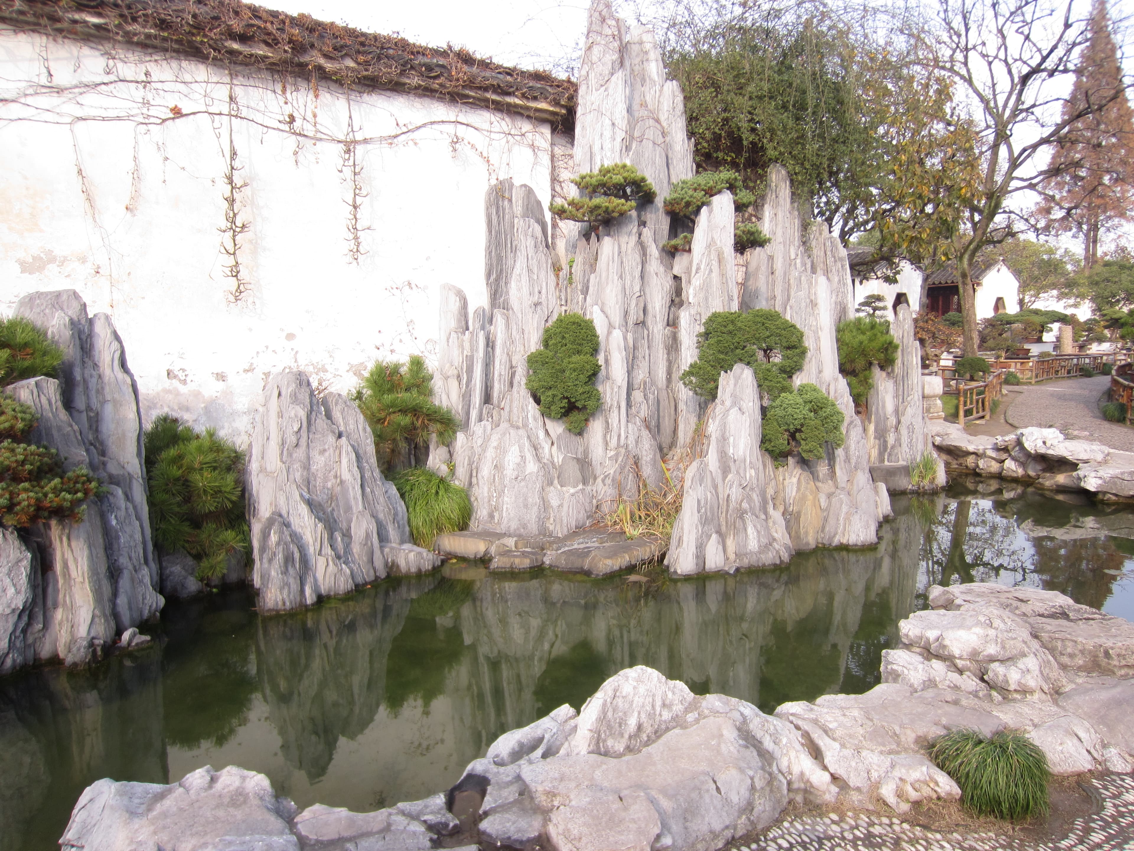 Chinese Penjing Mountain Landscape