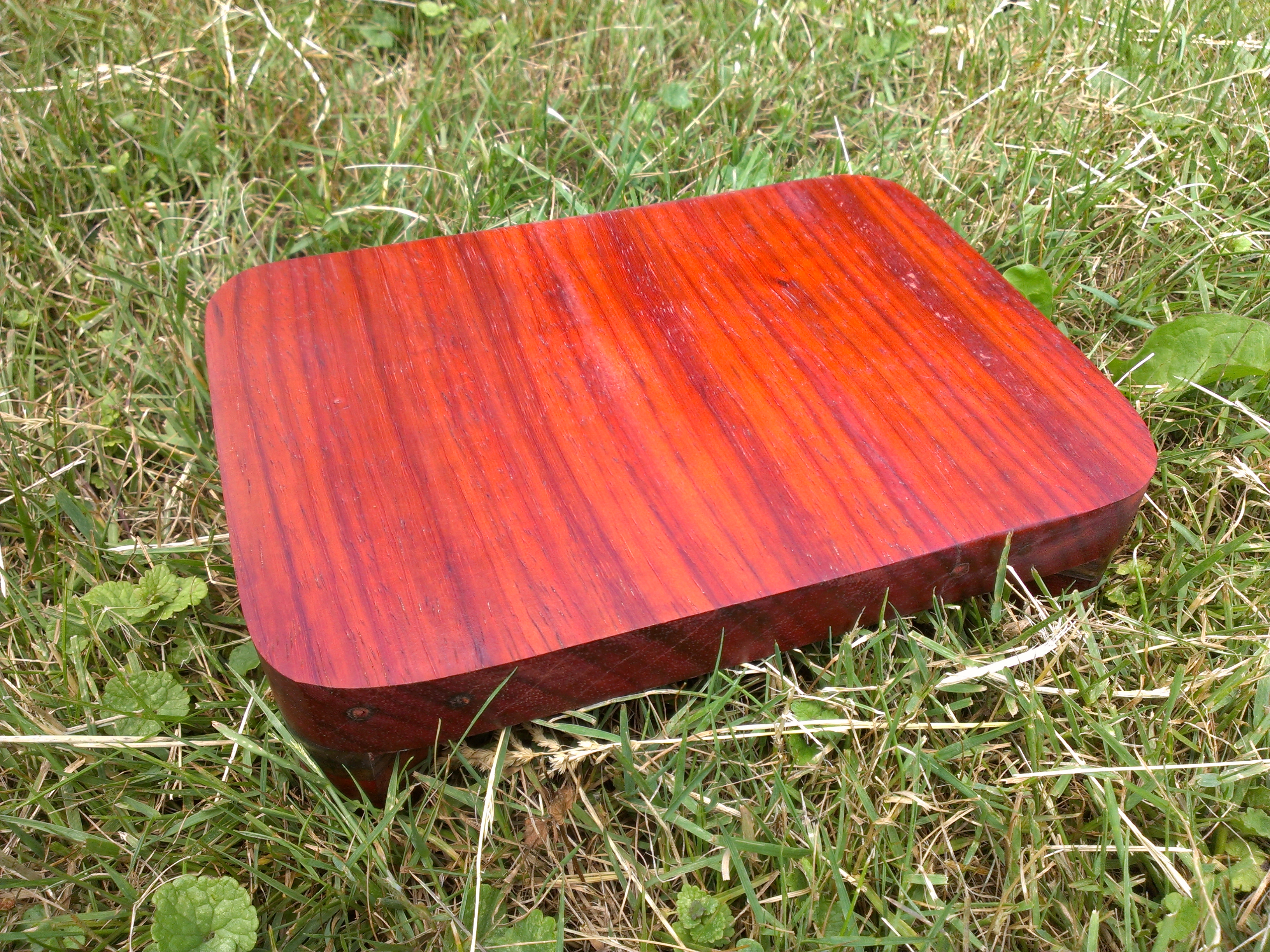 African Padauk Bonsai Stand
